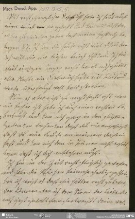 Eigenh. Brief von Sophie Bernhardi an August Wilhelm von Schlegel, Berlin, 20.08.1801