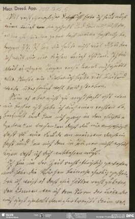 Eigenh. Brief von Sophie Bernhardi an August Wilhelm von Schlegel, Berlin, 20.08.1801
