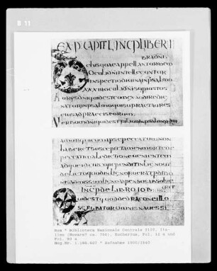Eucherius, Folio Fol. 12 a & Fol. 93 a
