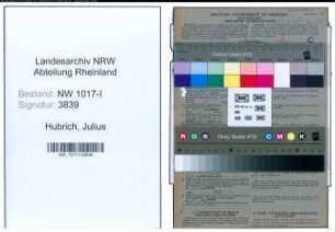 Entnazifizierung Julius Hubrich , geb. 03.04.1905 (Stadtinspektor)