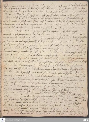 Brief von Heinrich Wilhelm Ludolf an August Hermann Francke.