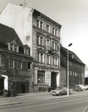 Meißen-Altstadt, Uferstraße 6 bis 9. Wohnhäuser