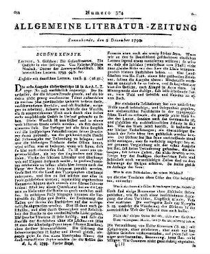 Neubeck, V. W.: Die Gesundbrunnen. [2. Aufl.]. Ein Gedicht in 4 Gesängen. Leipzig: Göschen 1798