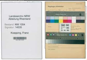 Entnazifizierung Franz Koepping , geb. 31.07.1890 (Justizinspektor)