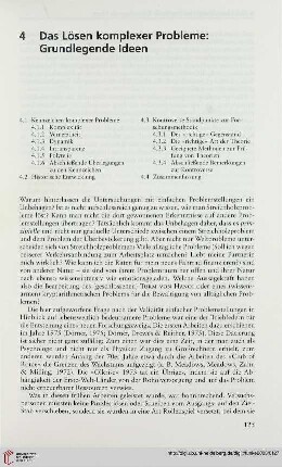4. Das Lösen komplexer Probleme: Grundlegende Ideen