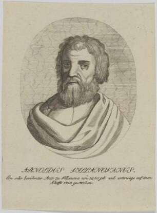 Bildnis des Arnoldus Villanovanus