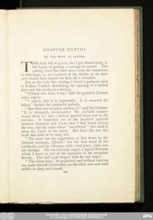 Chapter XXXVIII On The Road To Angora