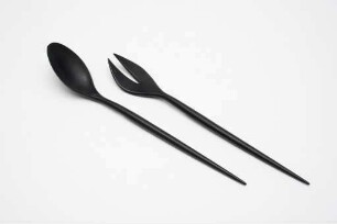 o.A. (Werkbundkiste Schönes Gerät aus Kunststoff, Salatbesteck)