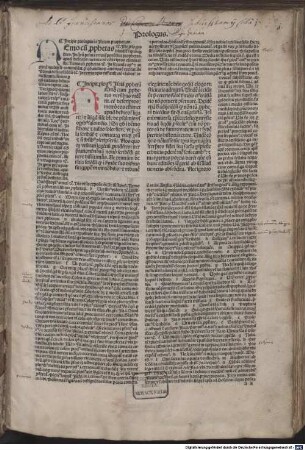 Biblia : mit Postilla litteralis von Nicolaus de Lyra, Expositiones prologorum von Guilelmus Brito, Additiones ad Postillam Nicolai de Lyra von Paulus Burgensis und Replicae contra Burgensem von Matthias Doering