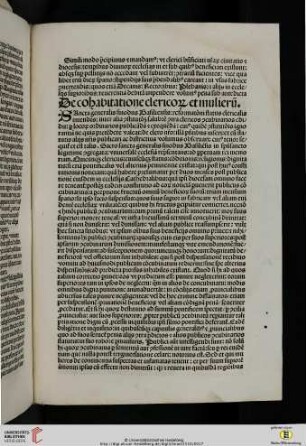 De cohabitatione clericorum et mulierum