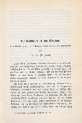 449-488 Die Gottlosen in den Psalmen : ein Beitrag zur alttestamentlichen Religionsgeschichte