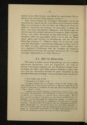§9. Opfer bei Hungersnoth.