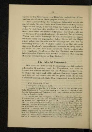 §9. Opfer bei Hungersnoth.