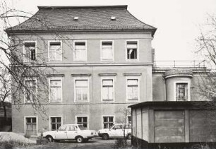Dresden-Neustadt, Antonstraße 15. Wohn- und Geschäftshaus (M. 19. Jh.). Gartenfront