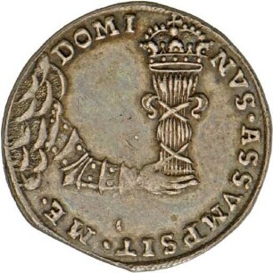 Silberabschlag des Dukaten auf die Krönung von Johann II. Kasimir zum polnischen König, 1649