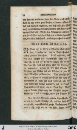 Neunzehnte Abtheilung.