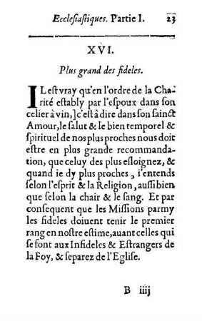 XVI. Plus grand des fideles