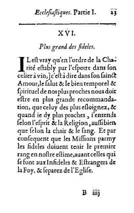XVI. Plus grand des fideles