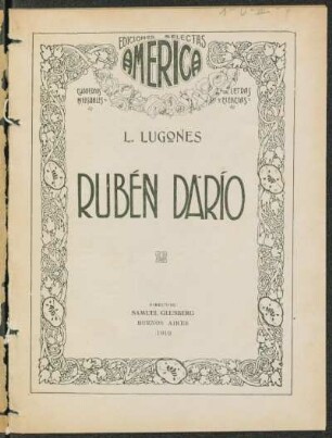 1919000900: Ruben Darío