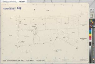 Beckum Ksp. u.Stadt (Beckum), Umlegung Beckum, Gem.Karte Beckum, Kspl. Flur 39