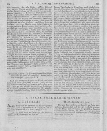 [Wagner, G. F.]: Die Schulmeisters-Wahl zu Blindheim oder Ist das Volk mündig? Schauspiel in vier Aufzügen. Tübingen: Fues 1824