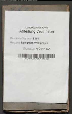 Aufhebung des Franziskanerklosters zu Lügde