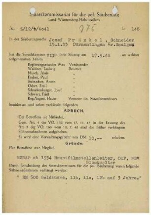 Fränkel, Josef
