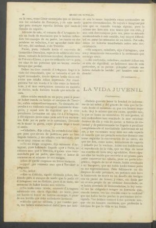 La vida juvenil
