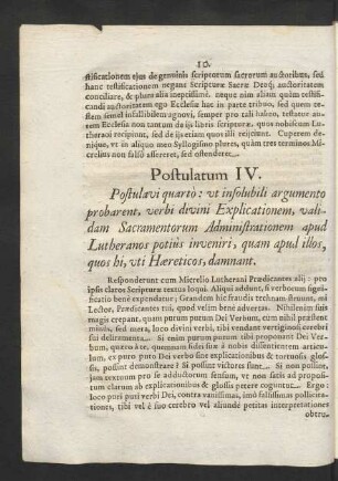 Postulatum IV.