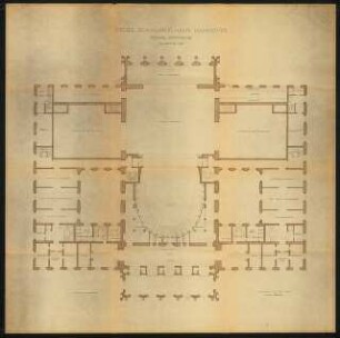 Opernhaus, Hannover: Grundriss 2. Zwischengeschoss 1:100