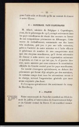 a) L'oeuvre belge du prisonnier de guerre à Paris