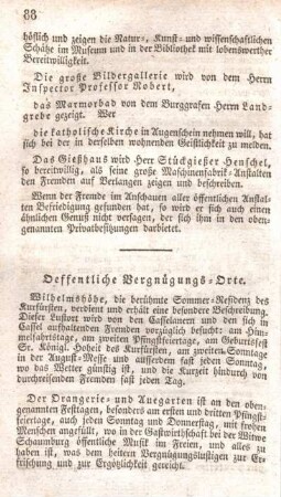 Öffentliche Vergnügungs-Orte.