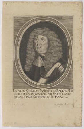 Bildnis des Leopoldo Gvglielmo, Marchese di Baden