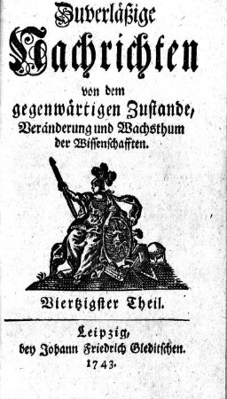 Viertzigster Theil.