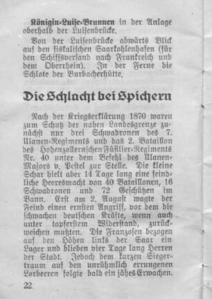 Die Schlacht bei Spichern
