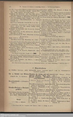 IV. Berufsklassen und Gewerbebetriebe : IV. Gewerbtreibende