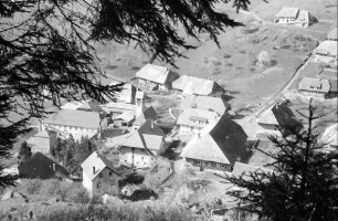 Todtnau: Dorf Aftersteg bei Todtnau; von der Straße