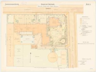 Universität Greifswald Chemisches Institut (mit Direktorenwohnhaus): Lageplan 1:200