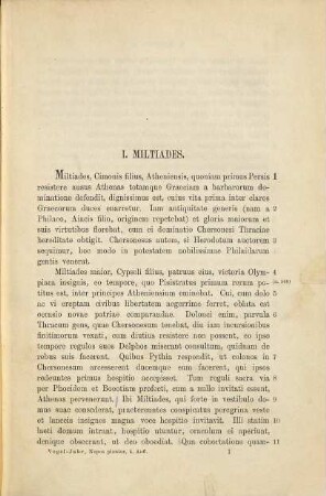 Vogel Ferdinand, Nepos Plenior : Lateinisches Lesebuch für die Quarta. Mit einer Karte von H. Kiepert