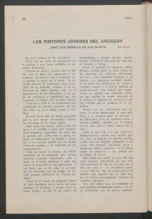 Los pintores jóvenes de Uruguay