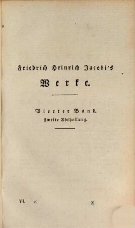 Friedrich Heinrich Jacobi's Werke, 4,2