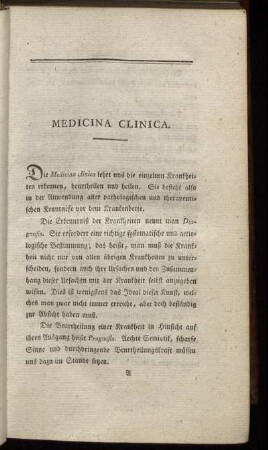 Medicina Clinica.