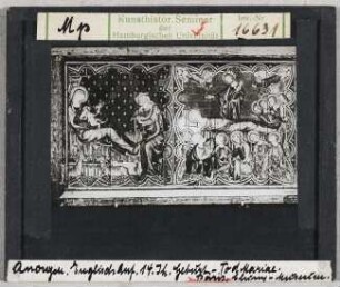 Paris, Musée de Cluny, Englische Handschrift, Geburt und Tod Mariä