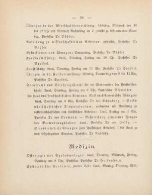 18-22, Medizin