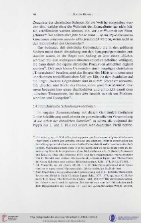 5.4 Frühchristliche Schreibergewohnheiten