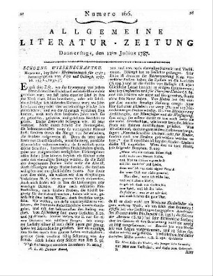 Atlas ecclésiastique, civil, politique, militaire et commerçant de la France. Pour l'année 1787. Paris: Beauvais 1787