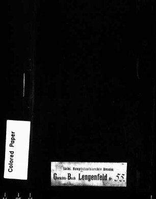 Konsensbuch von Waldkirchen (bei Lengenfeld)