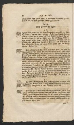 Art. V. Vom Spinnen der Wolle