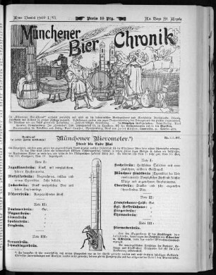 Münchener Bier-Chronik, 1907