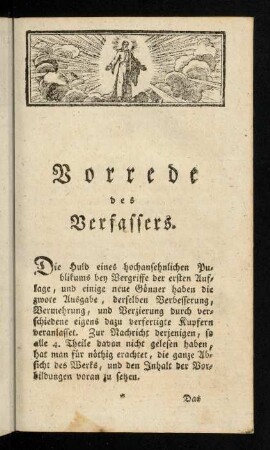 Vorrede des Verfassers.
